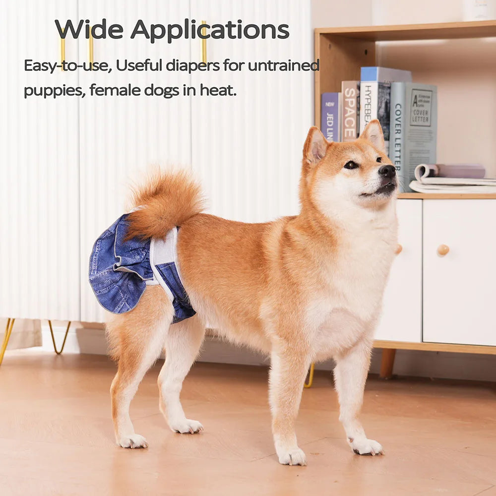 Cute Washable Female Dog Panties