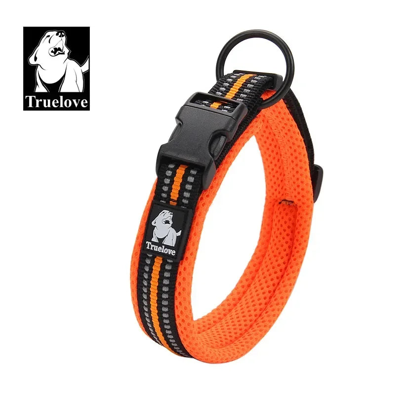 Heavy Duty Mesh-Padded 3M Reflective Dog Collar