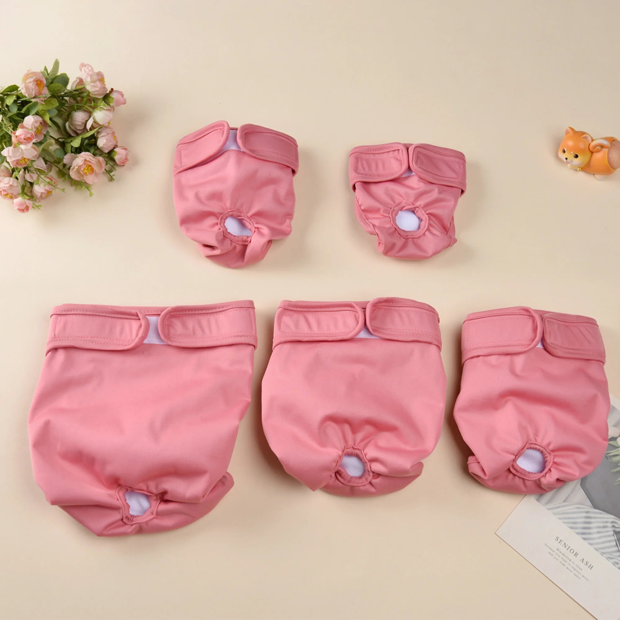 3PC Set Washable Leakproof Female Dog Diapers