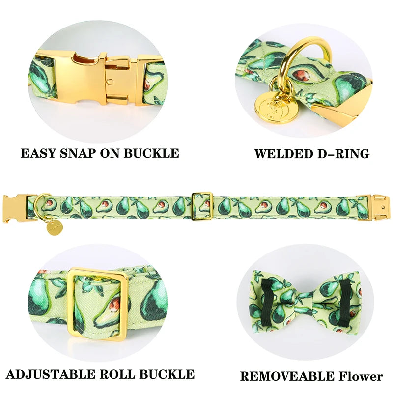 Unique Style Paws Custom Dog Collar & Bowtie