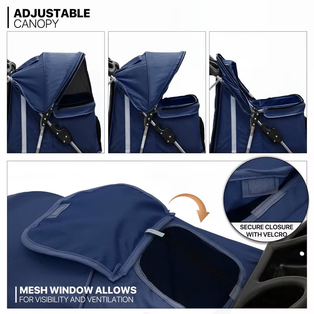 Modern Folding Pet Travel Stroller