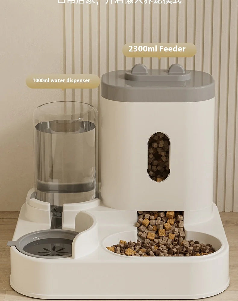 Universal Automatic Pet Food & Water Dispenser