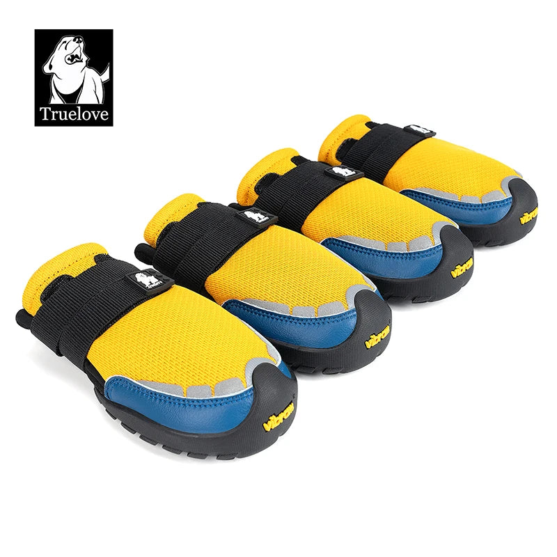Truelove Explorer Reflective Durable Pet Training Boots w/Golden Vibram Soles