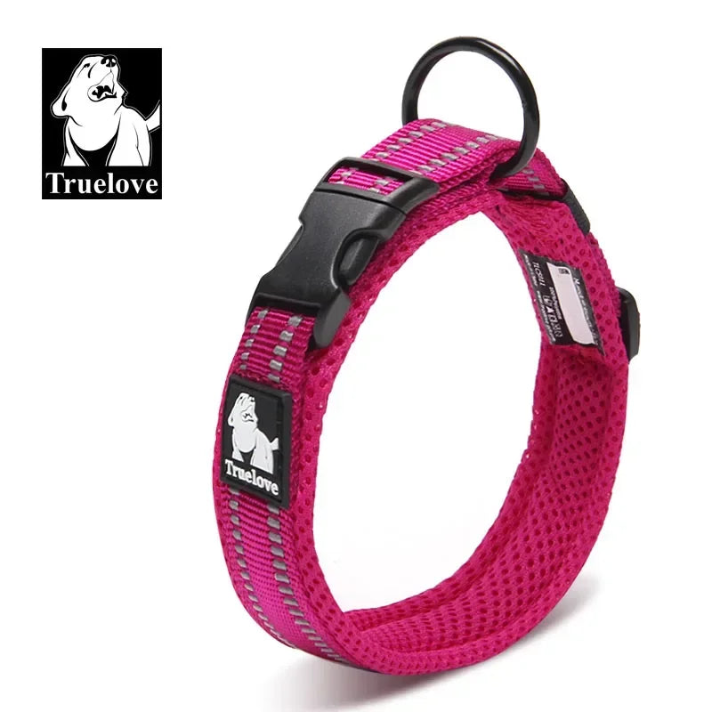 Heavy Duty Mesh-Padded 3M Reflective Dog Collar