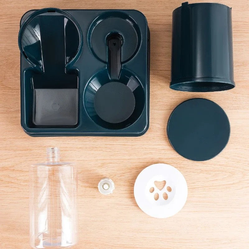 2-In-1 Tilted Pet Gravity Food & Water Dispenser Set