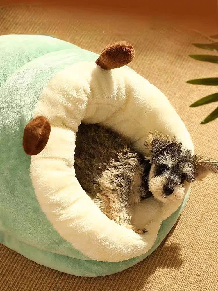 Cozy Plush Pet Sleeping Nest