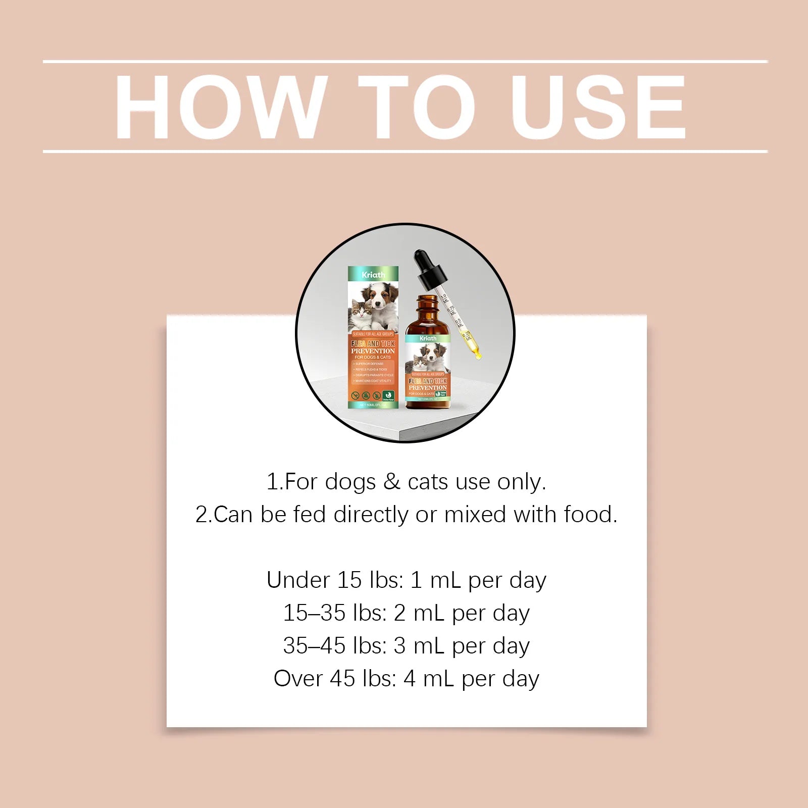 Gentle Nourishing Pet Care Flea & Tick Repellent Drops