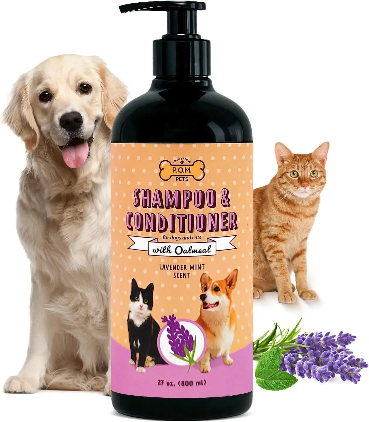 2-in-1 Organic Dog Shampoo & Conditioner