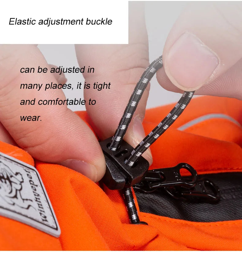 Fashion Waterproof Pet Windbreaker Rain Jacket
