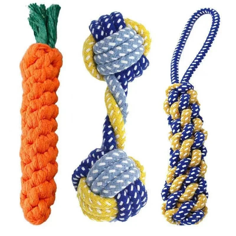 Durable Braided Bite-Resistant Rope Dog Toys
