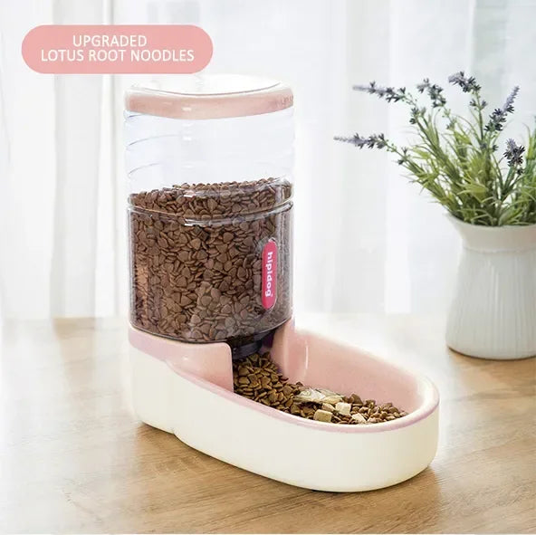 Large Capacity Automatic Gravity Pet Food  & Water Dispensers