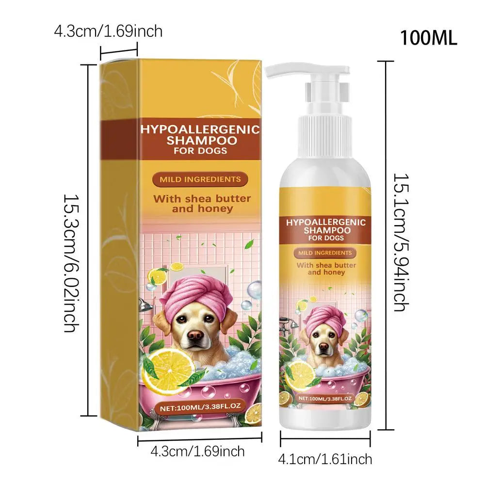 Hypoallergenic Anti-Itch Deodorizing Pet Shampoo