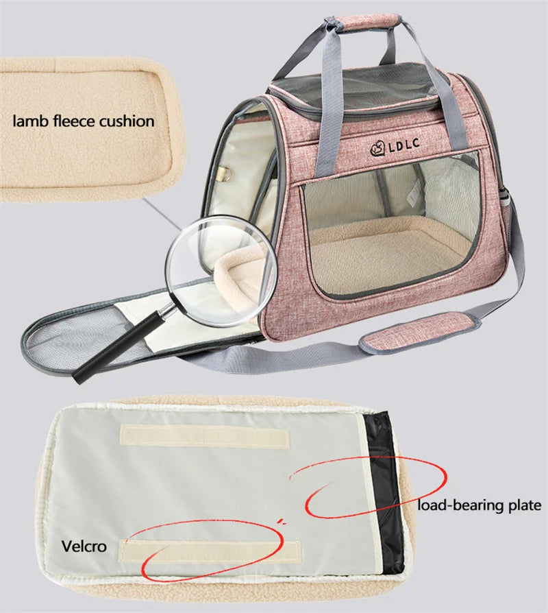 Portable Pet Travel Handbag Carrier