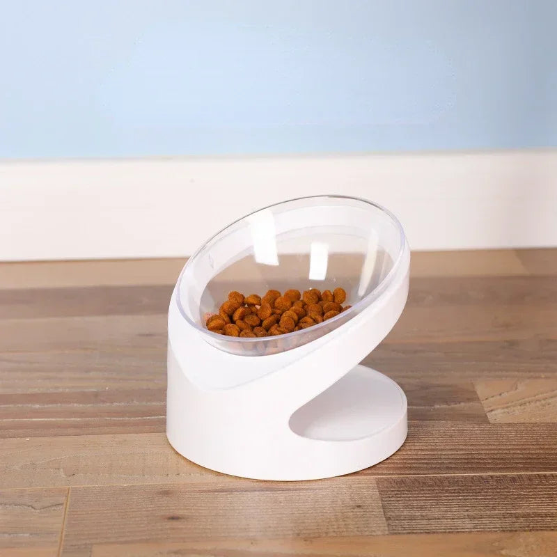 Anti-Slip High Tilted Neck Protector Pet Bowl