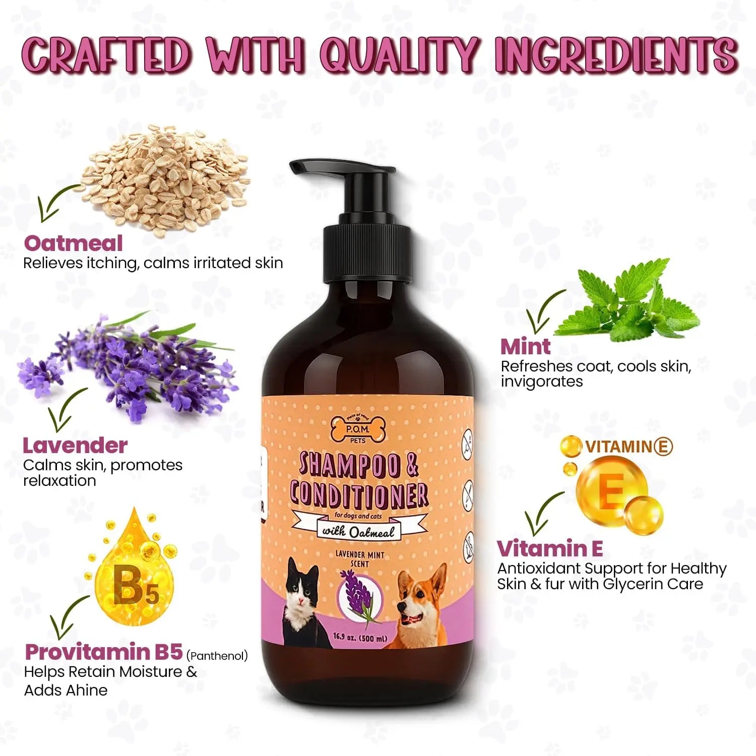 2-in-1 Organic Dog Shampoo & Conditioner