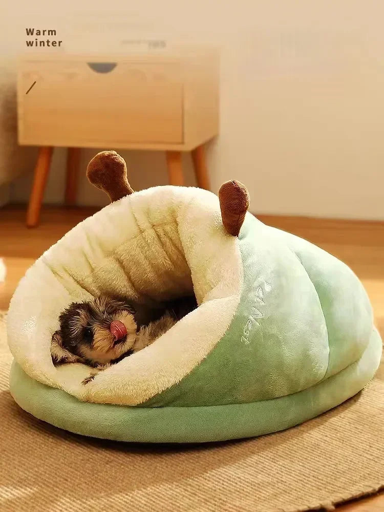 Cozy Plush Pet Sleeping Nest