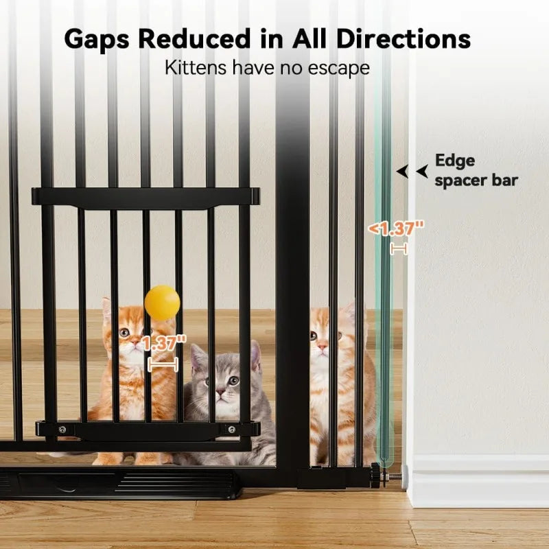 Extra-Tall Pressure Mounted Easy Walk-Thru Pet Gate