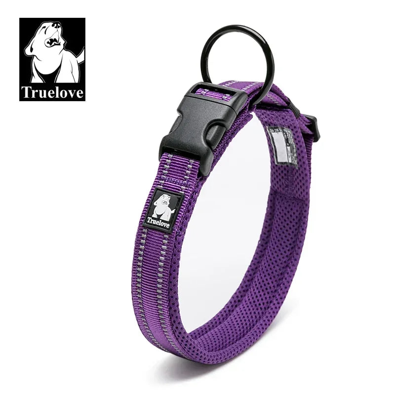 Heavy Duty Mesh-Padded 3M Reflective Dog Collar