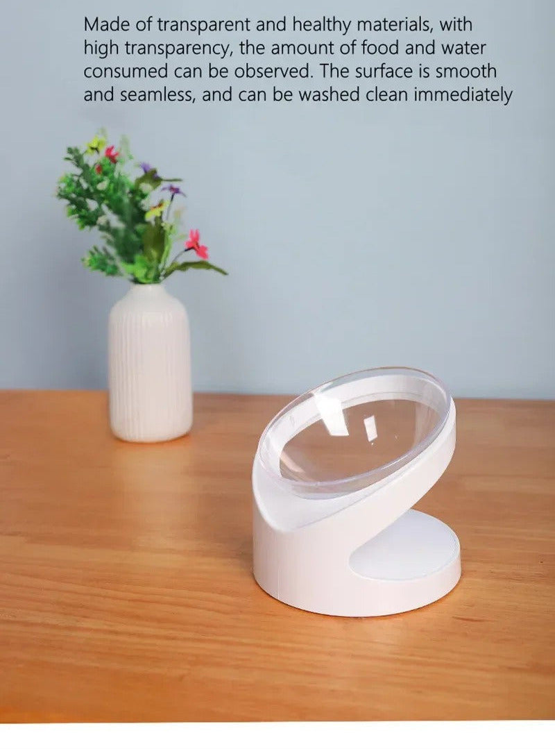 Anti-Slip High Tilted Neck Protector Pet Bowl