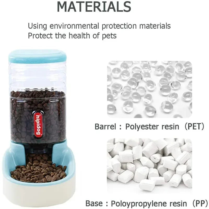 Large Capacity Automatic Gravity Pet Food  & Water Dispensers