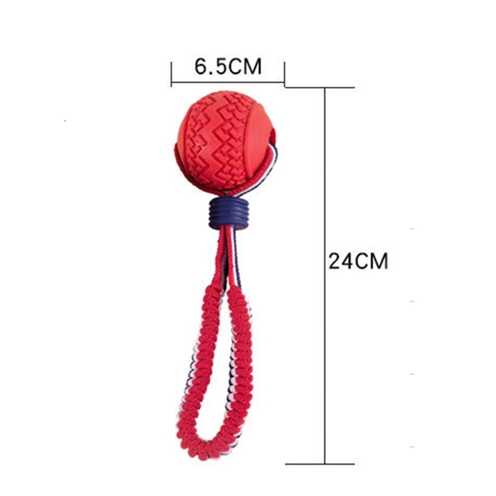 Bite Resistant Rope Knot Ball Training Toy