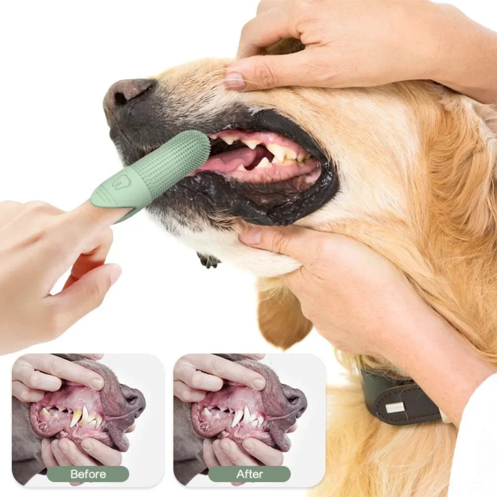 Silicone Pet Finger Toothbrush