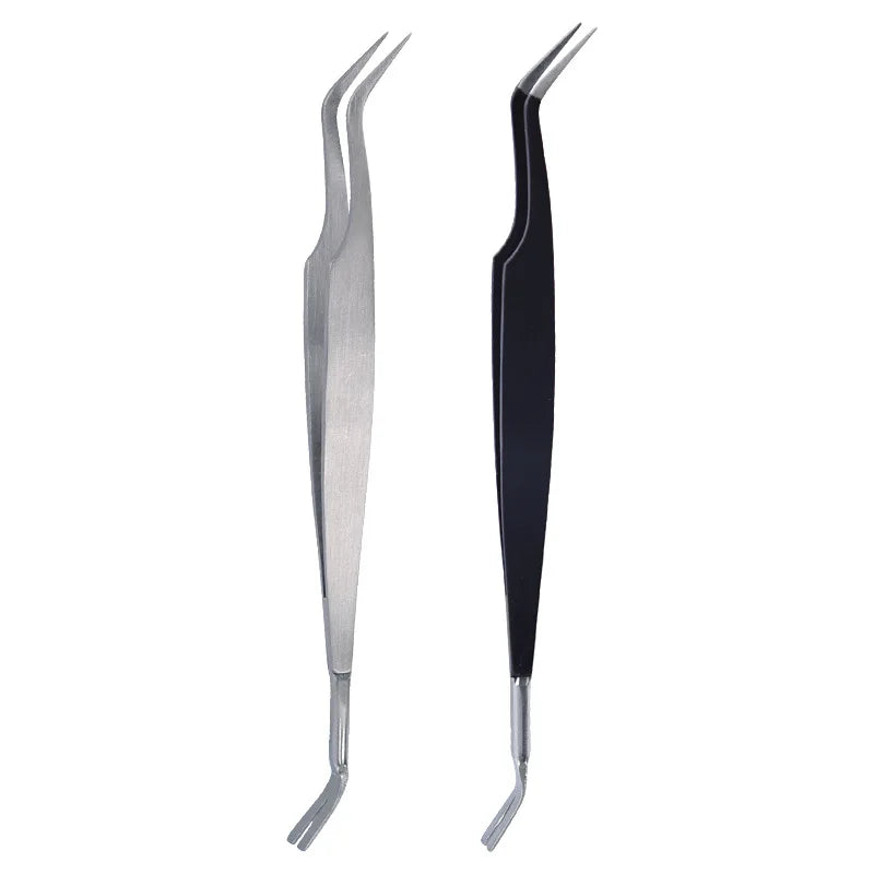 2-in-1 Stainless Steel Tick Removal Tweezers