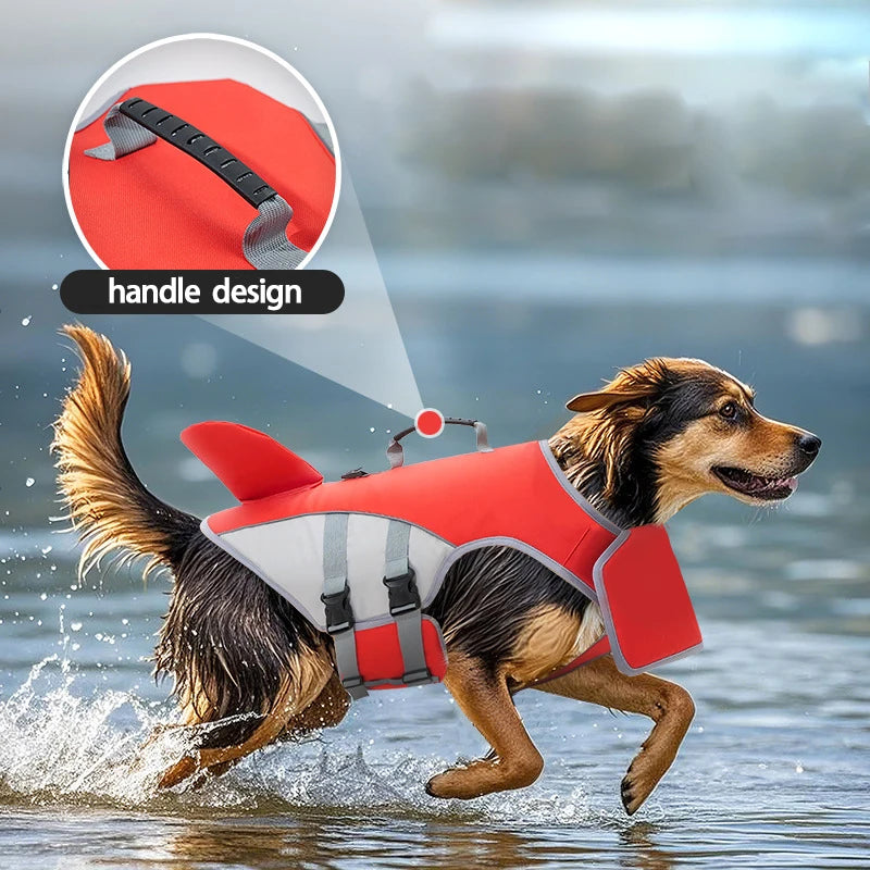Lifebuoy Reflective Shark Fin Dog Safety Life Jacket
