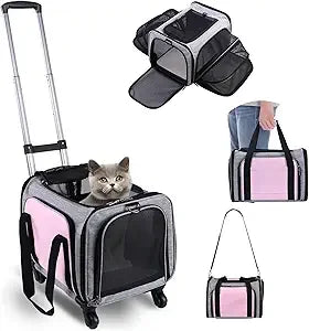 Airline Approved Two-Sided Expandable Rolling Pet Carrier
