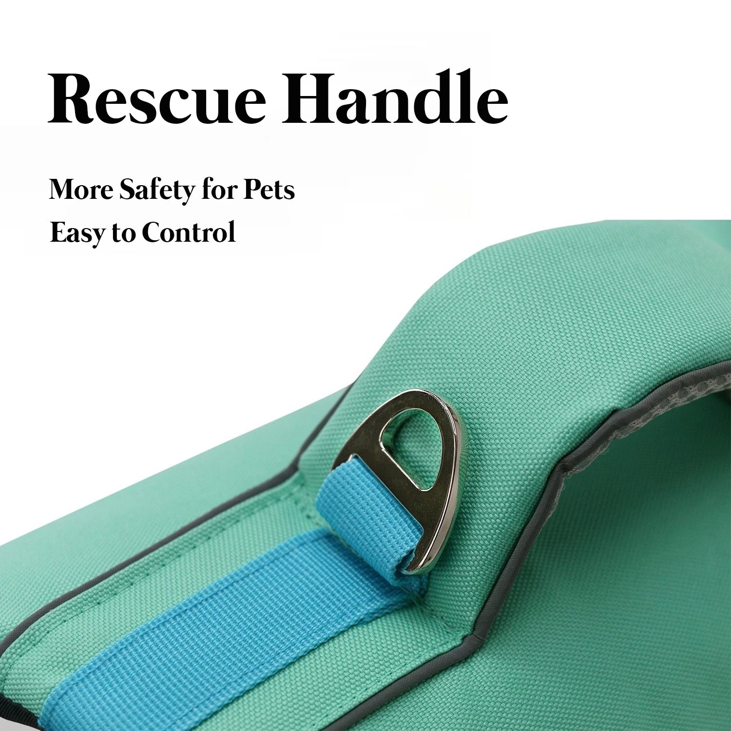 High Visibility Dog Lifesaver Vest w/Detachable Chin Pad