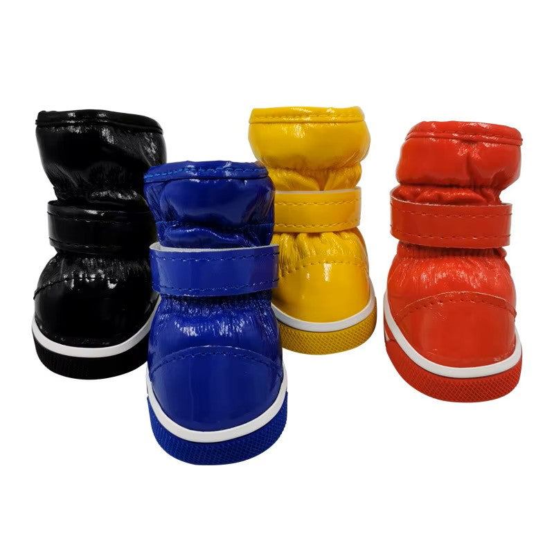 Small Pet Waterproof Warm Fleece Winter Snow Boots