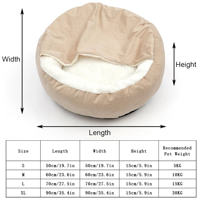 Cozy & Warm Covered Orthopedic Pet Bed