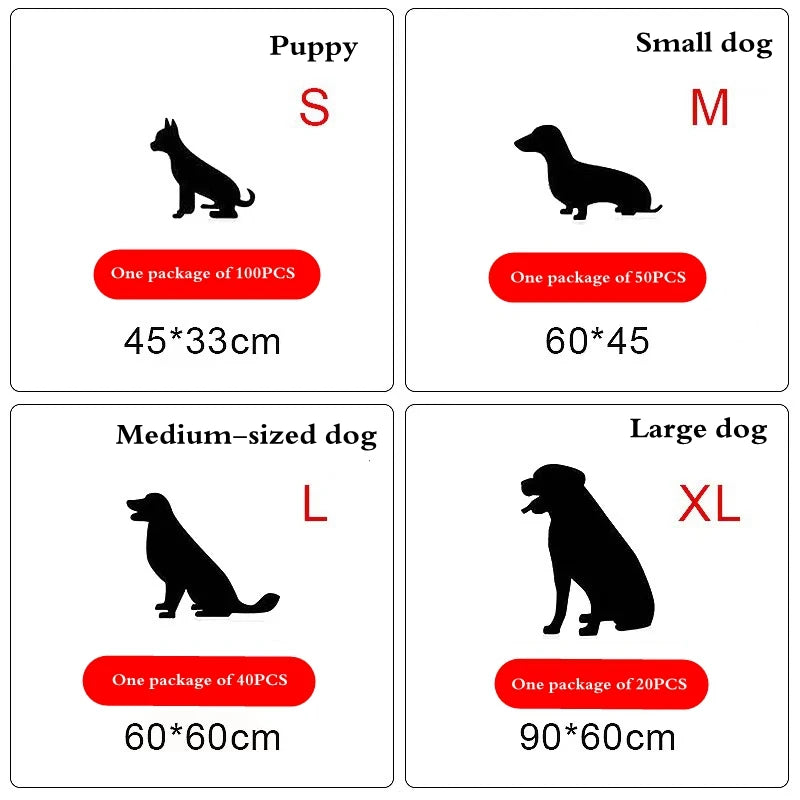 Disposable Absorbent Dog Training Pee Pads