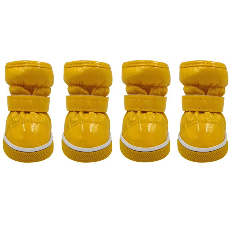 Small Pet Waterproof Warm Fleece Winter Snow Boots