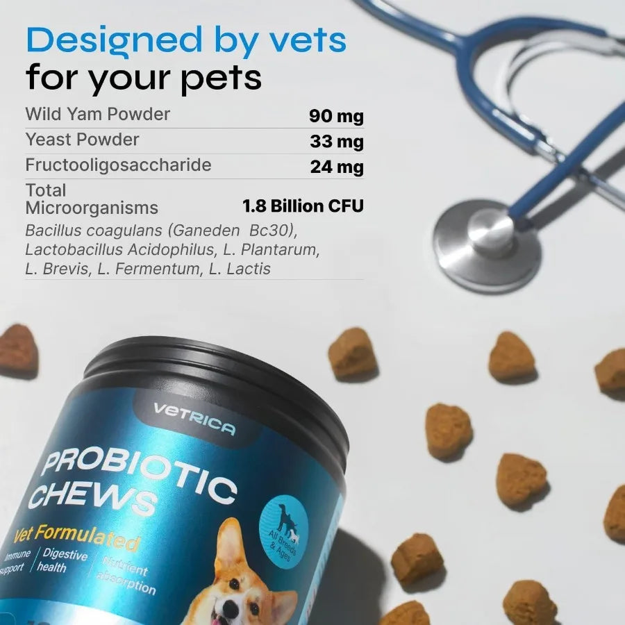 Immune System Support Dog Probiotic Soft Chews