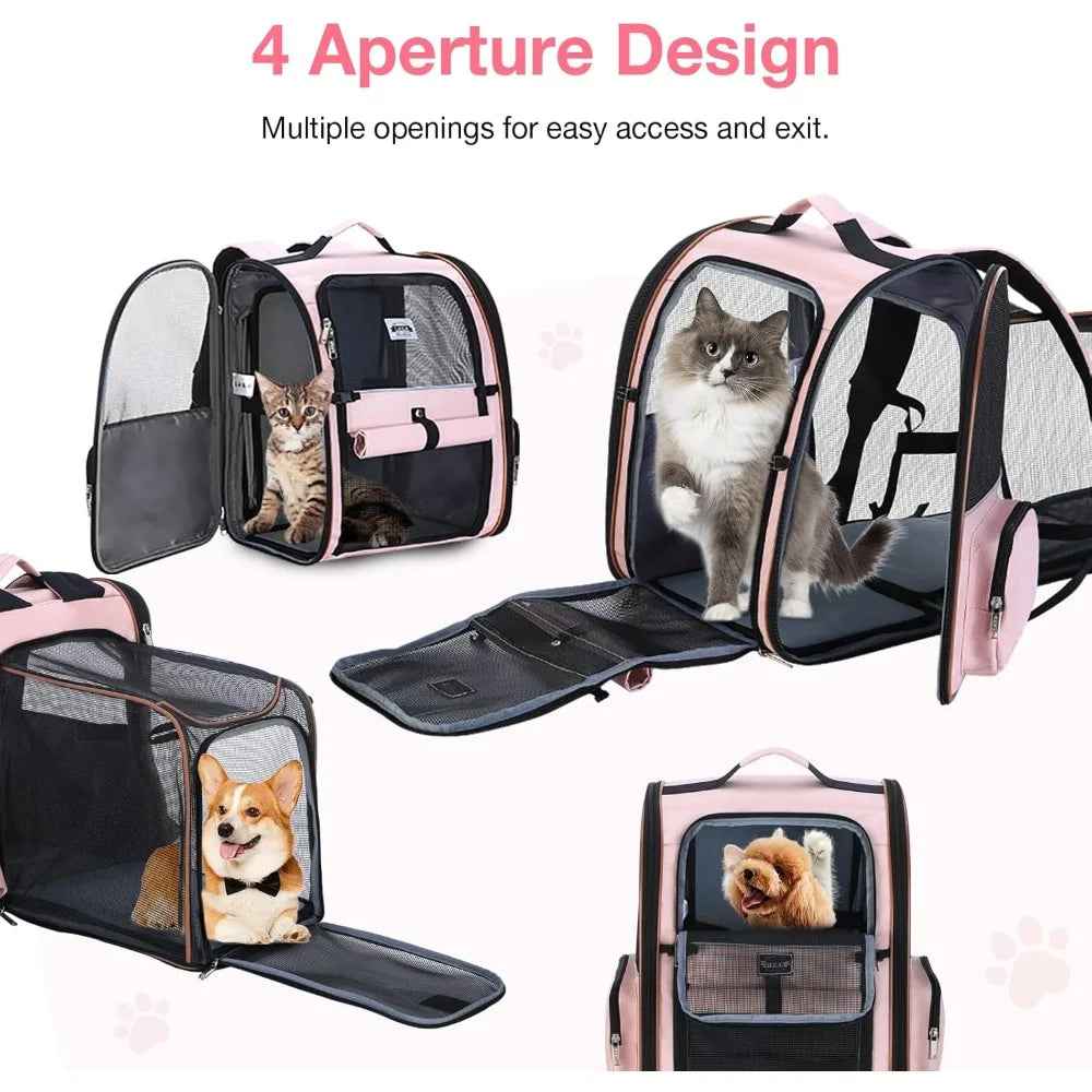 Large Reflective Expandable Pet Backpack Carrier