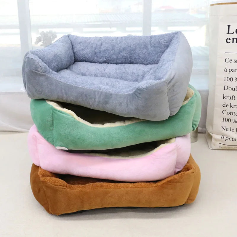 Plush Square Pet Nest