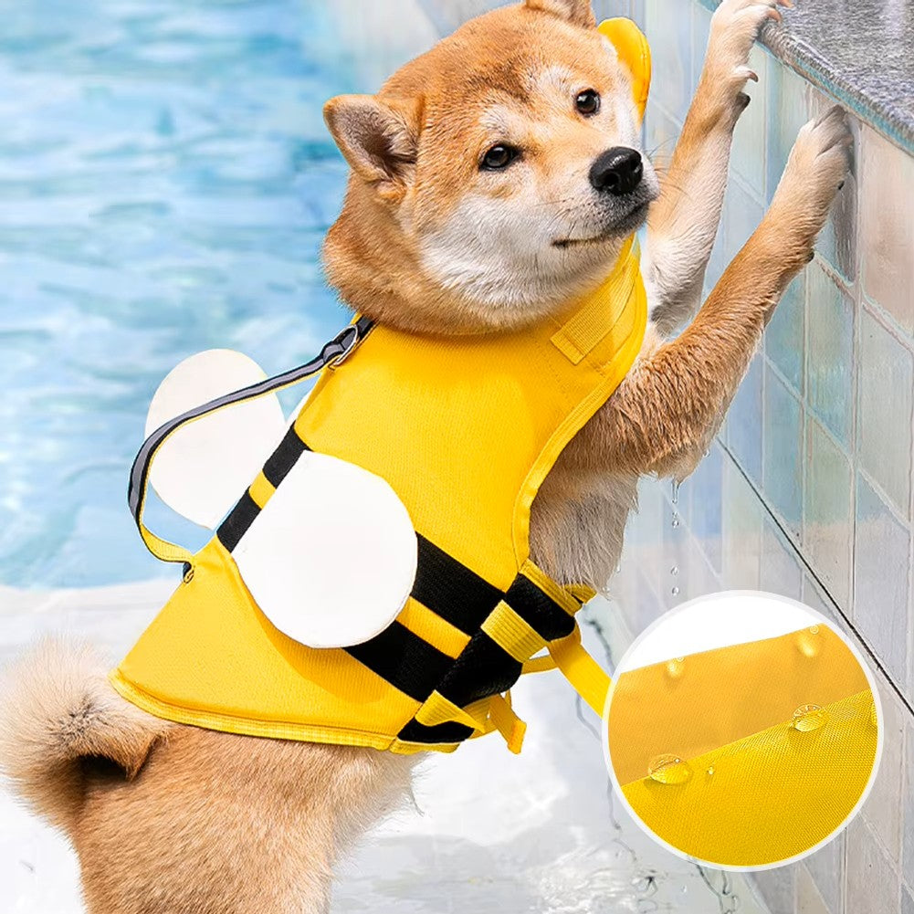 Reflective Adjustable Dog Flotation Life Vest
