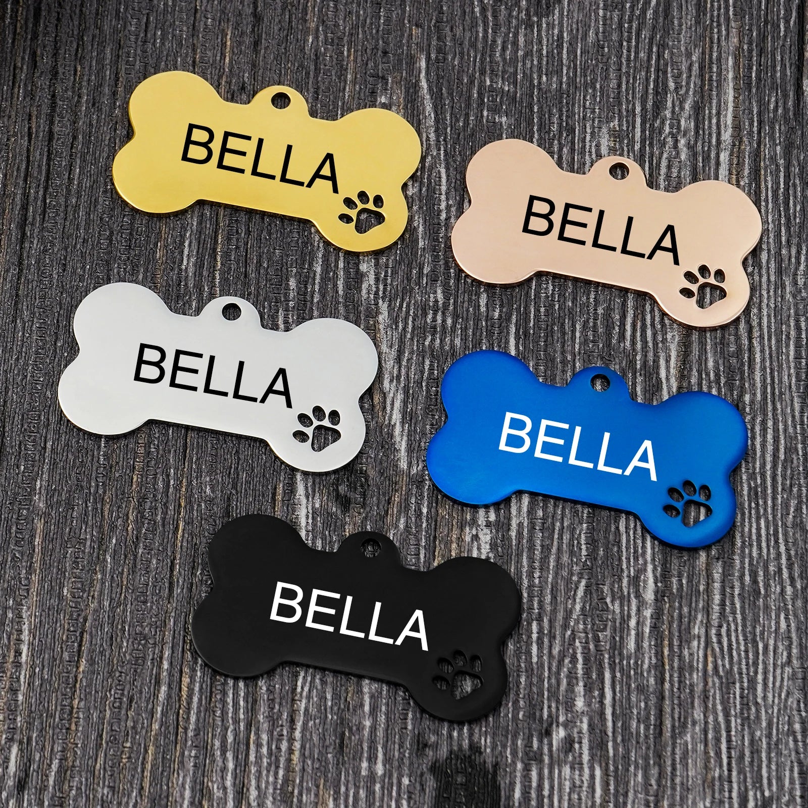 Stainless Steel Personalized Dog ID Tag
