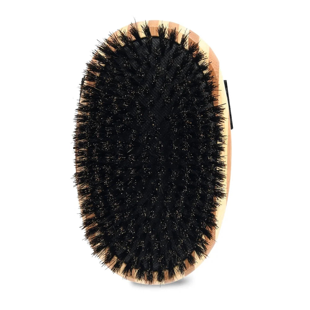 Bamboo & Natural Bristle Palm Pet Brush