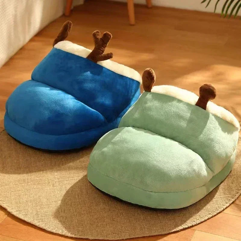 Cozy Plush Pet Sleeping Nest