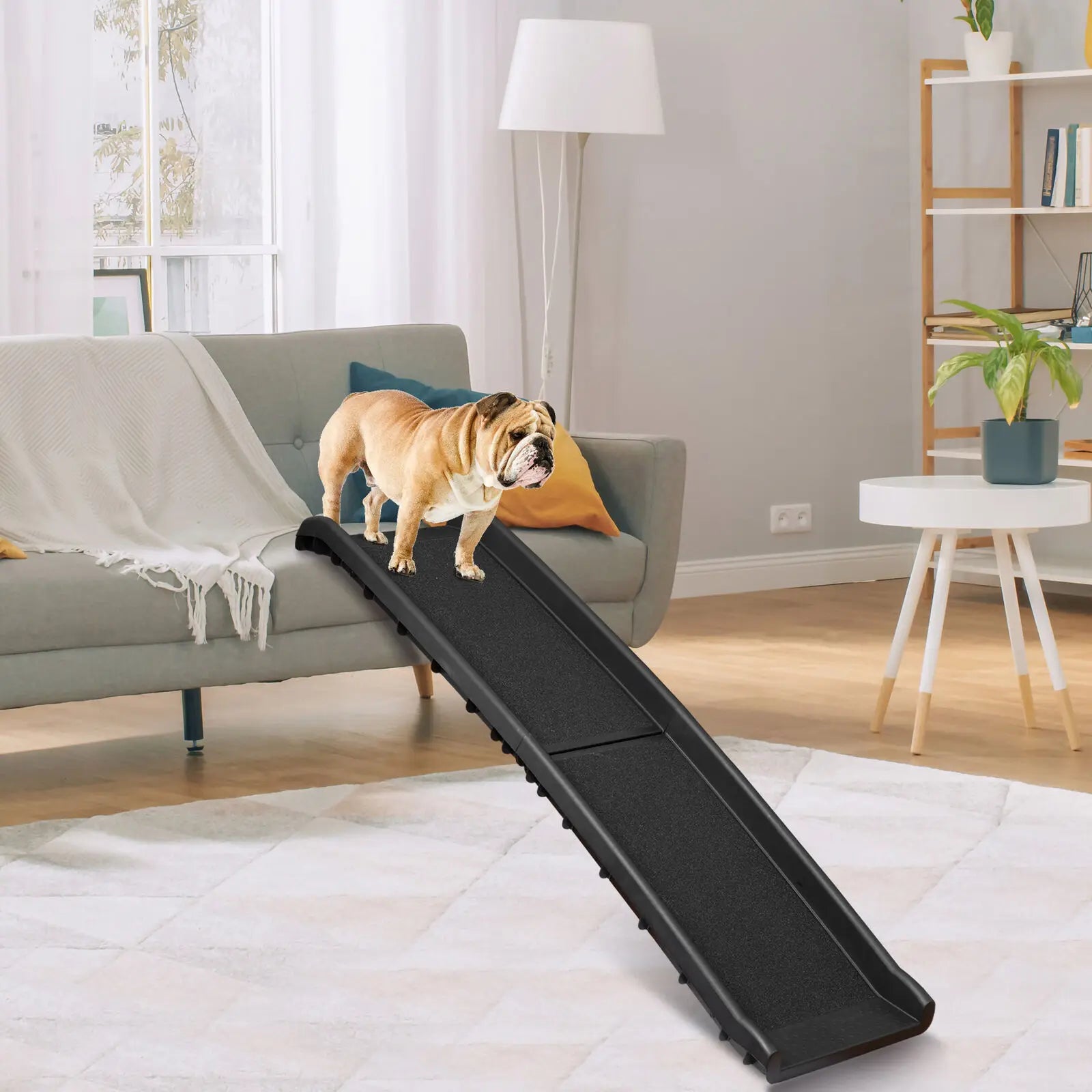 61" Folding Non-Slip Plastic Pet Ramp