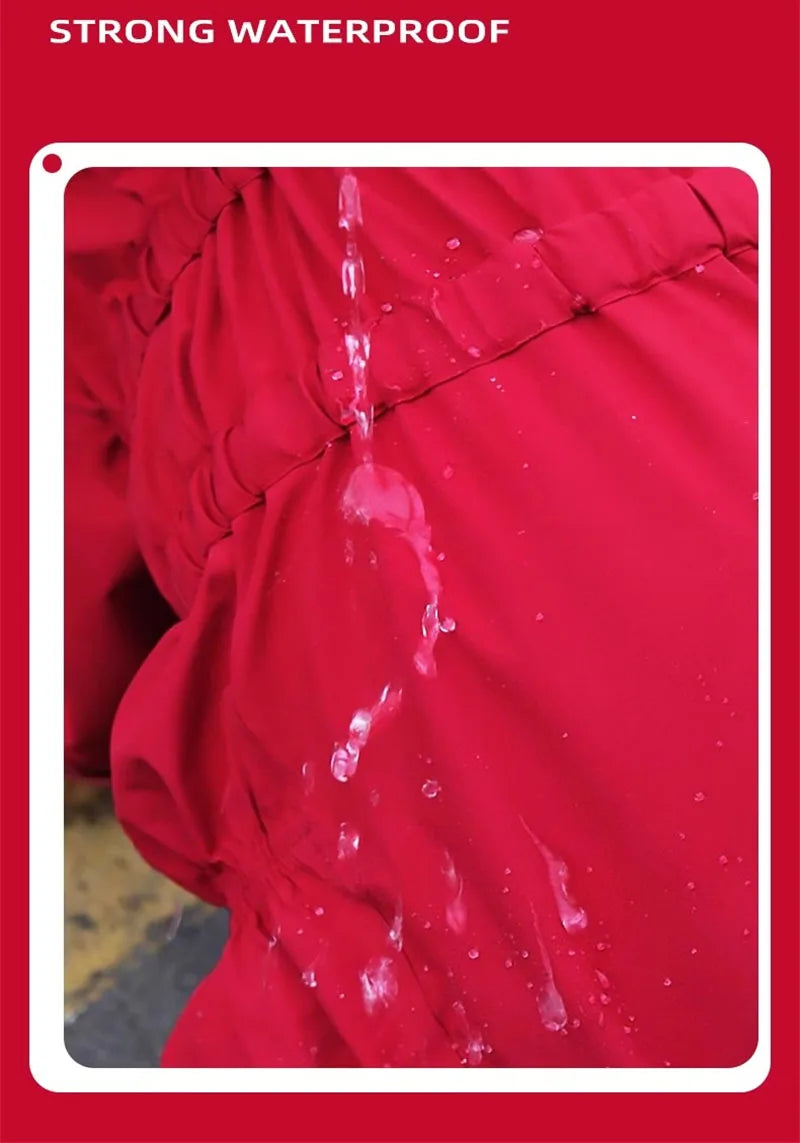 Adjustable Waterproof Dog Jump Suit w/Detachable Hood