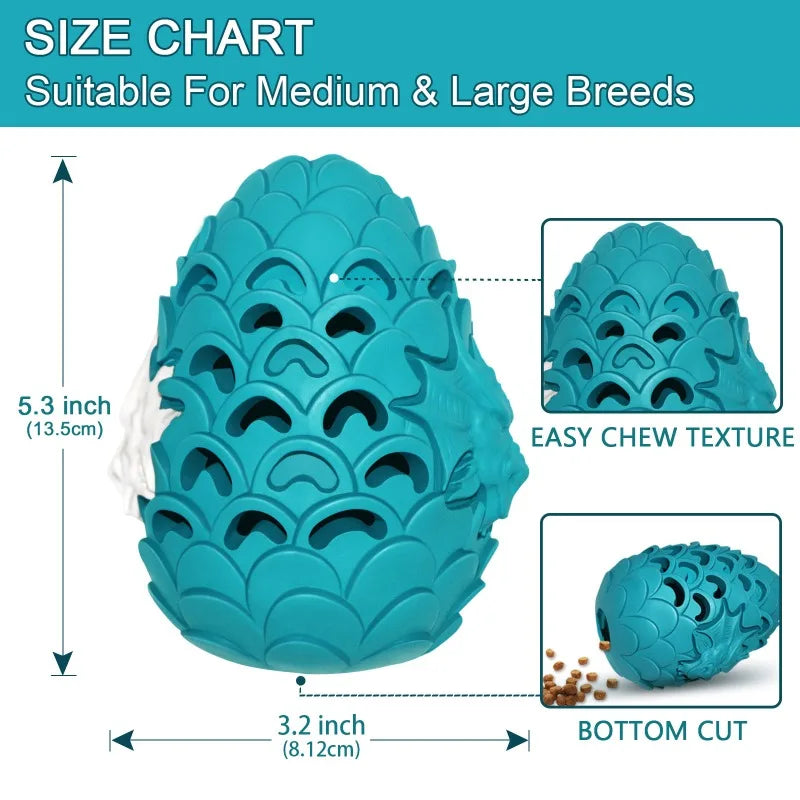 Dragon Egg Tough Dog Chew Toy For Aggressive Chewers