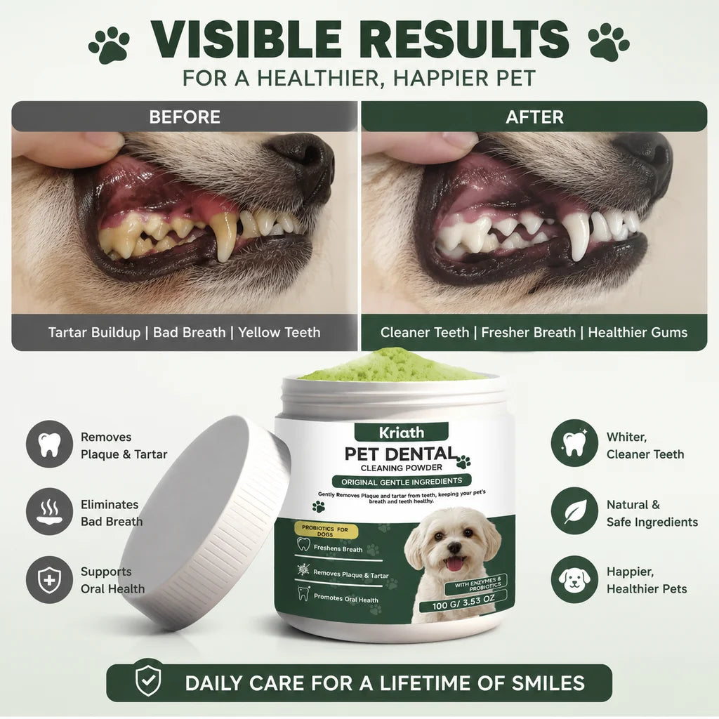 Plaque Defense Enzyme Formula Natural Pet Dental Powder