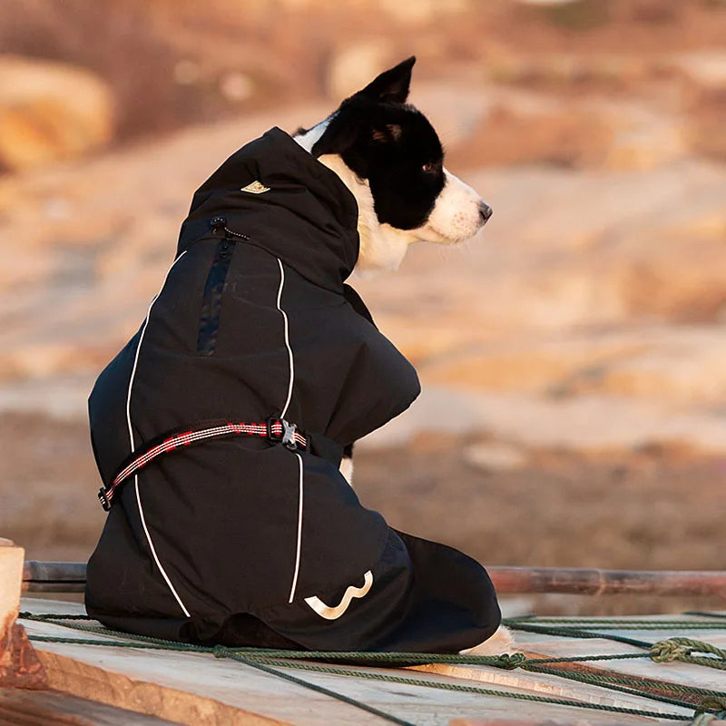 Fashion Waterproof Pet Windbreaker Rain Jacket