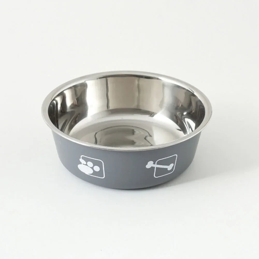 Durable Stainless Steel Non-Slip Pet Bowl