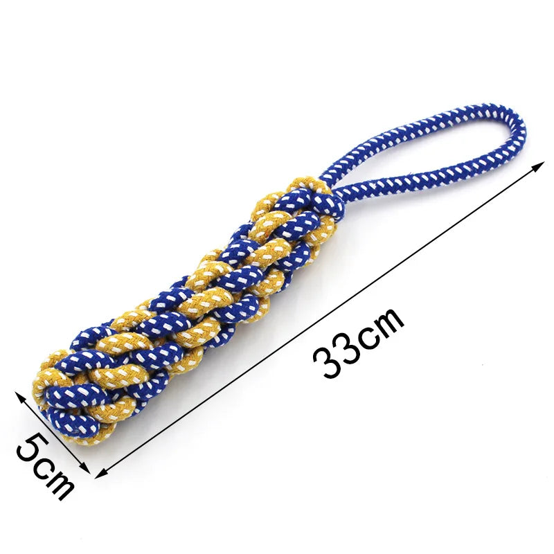Durable Braided Bite-Resistant Rope Dog Toys