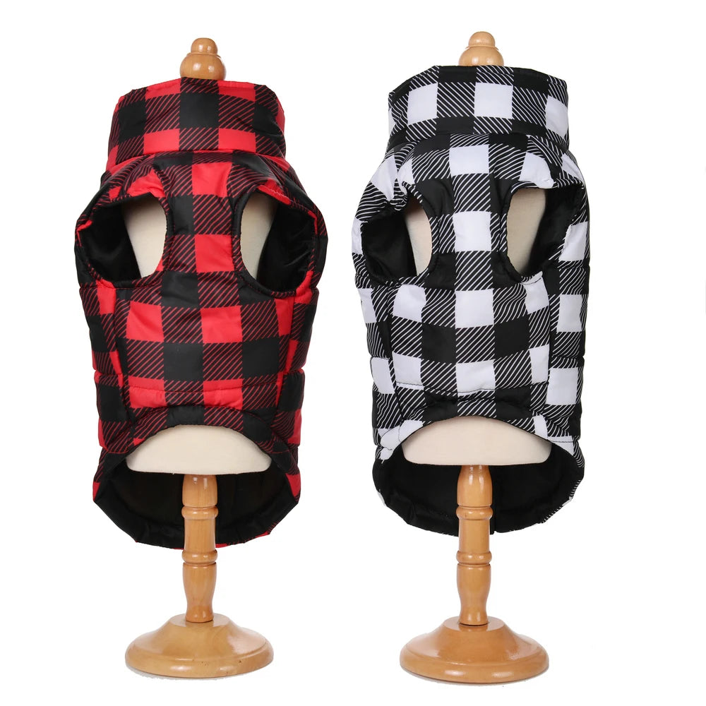 Printed Waterproof Warm Dog Coat