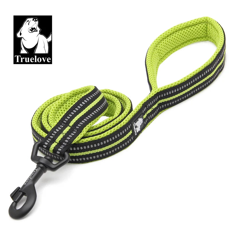 Soft Mesh Nylon Double Thick Reflective Dog Leash